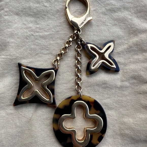 Authentic Louis Vuitton Tortoise Shell Resin Insolence Key Holder and Bag Charm - Picture 8 of 14